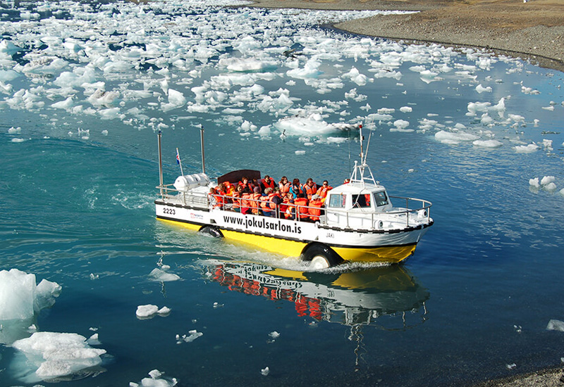 Excursión en barco laguna glaciar