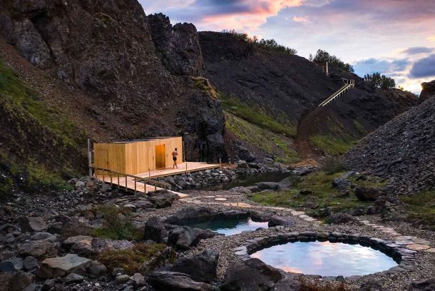 Baños del Cañón de Húsafell