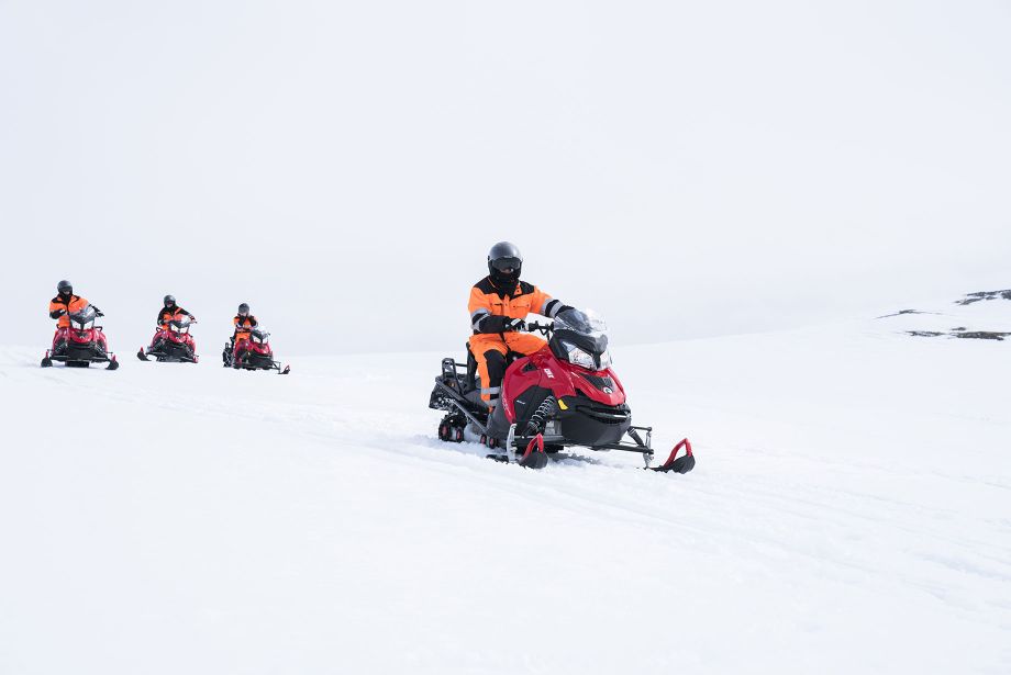 Moto de nieve en Langjökull