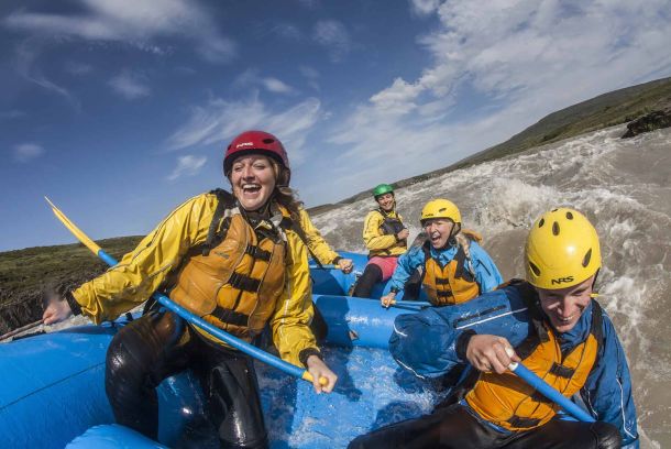 Rafting en el río Hvítá Islandia
