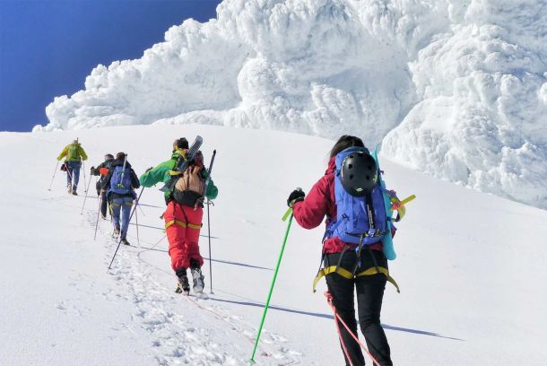 Senderismo glaciar en Snæfellsjökull