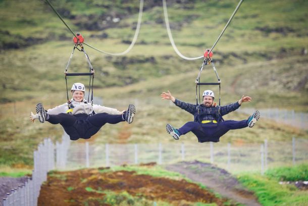 tirolesa Islandia