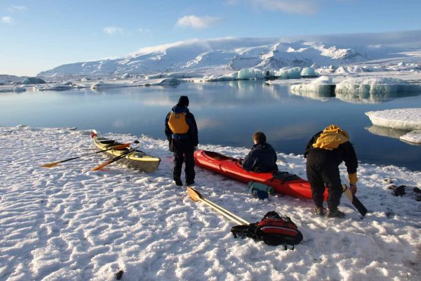 Kayak Jökulsárlón