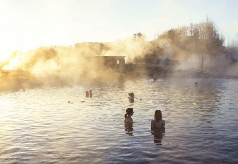 Piscina geotérmica Islandia