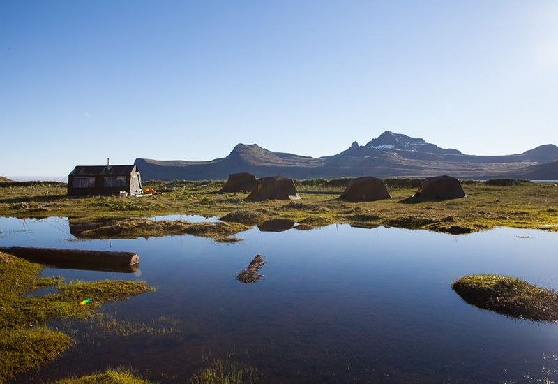 Naturaleza en Hornvík