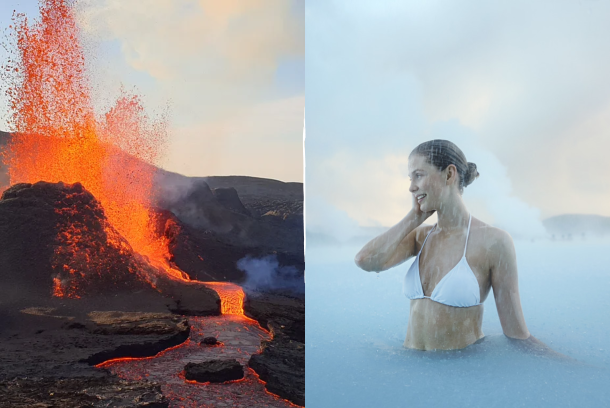 Caminata al volcán y Laguna Azul Islandia