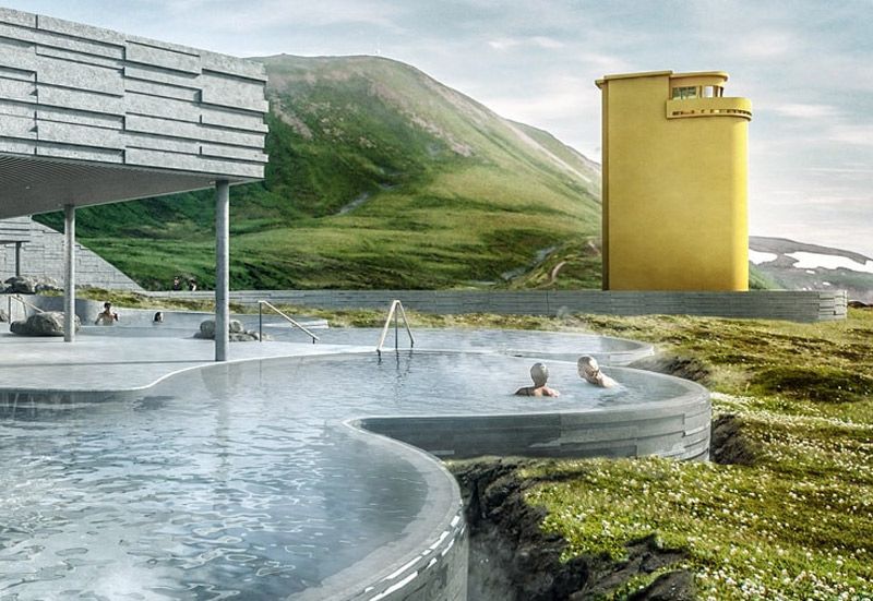 Spa de agua de mar Islandia