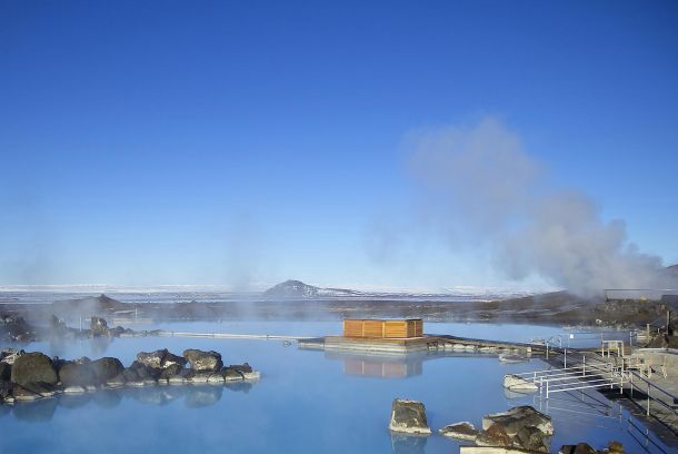 Baños naturales de Myvatn en Islandia