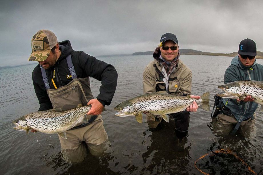 Pesca en el lago Thingvallavatn