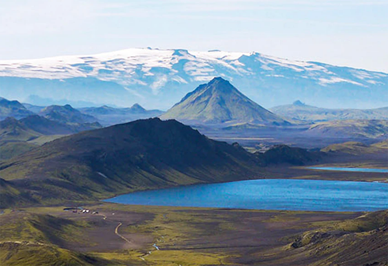 Montañas de riolita Islandia