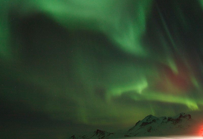 Caza de auroras en super jeep Islandia
