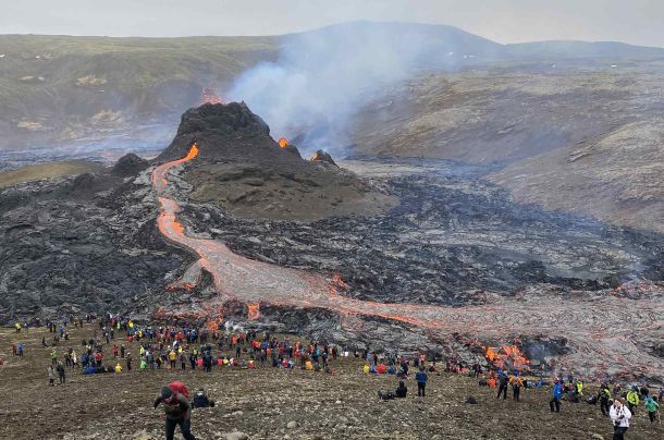 Senderismo por el volcán