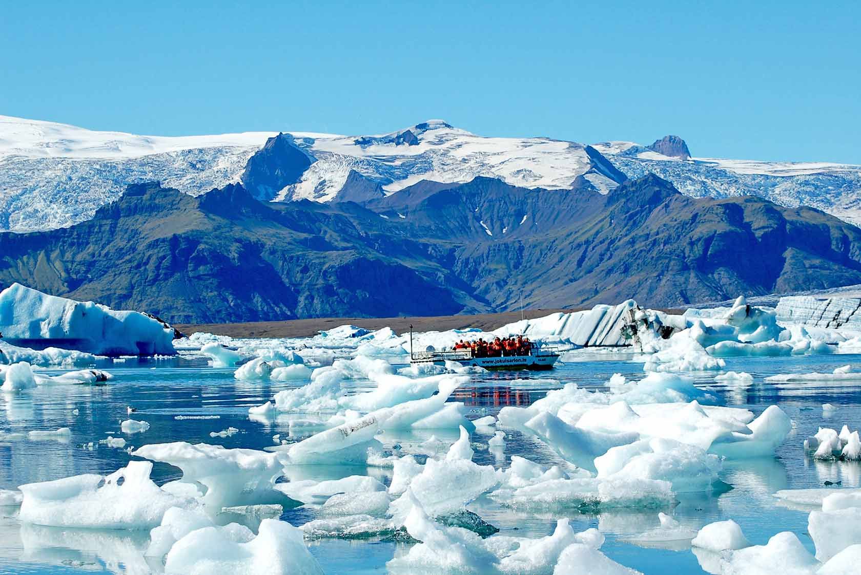 Jökulsárlón y paseo en barco